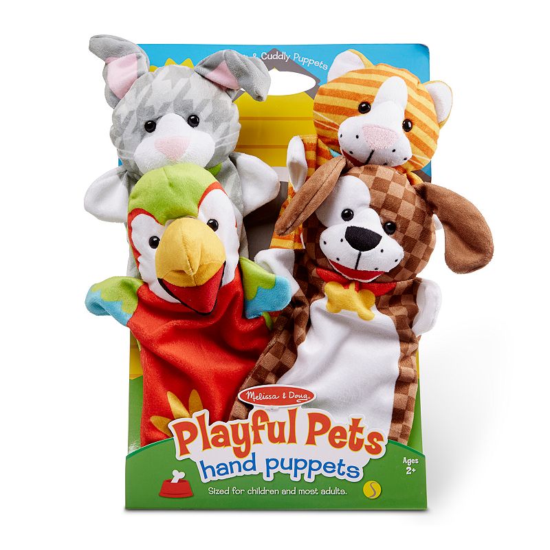 76076470 Melissa & Doug Playful Pets Hand Puppets, Multicol sku 76076470