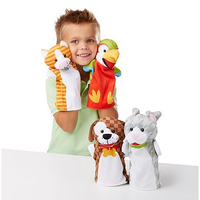 Melissa & Doug Playful Pets Hand Puppets