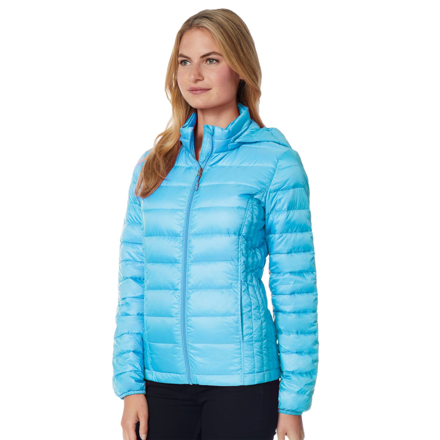 puffer jacket with hood ladies