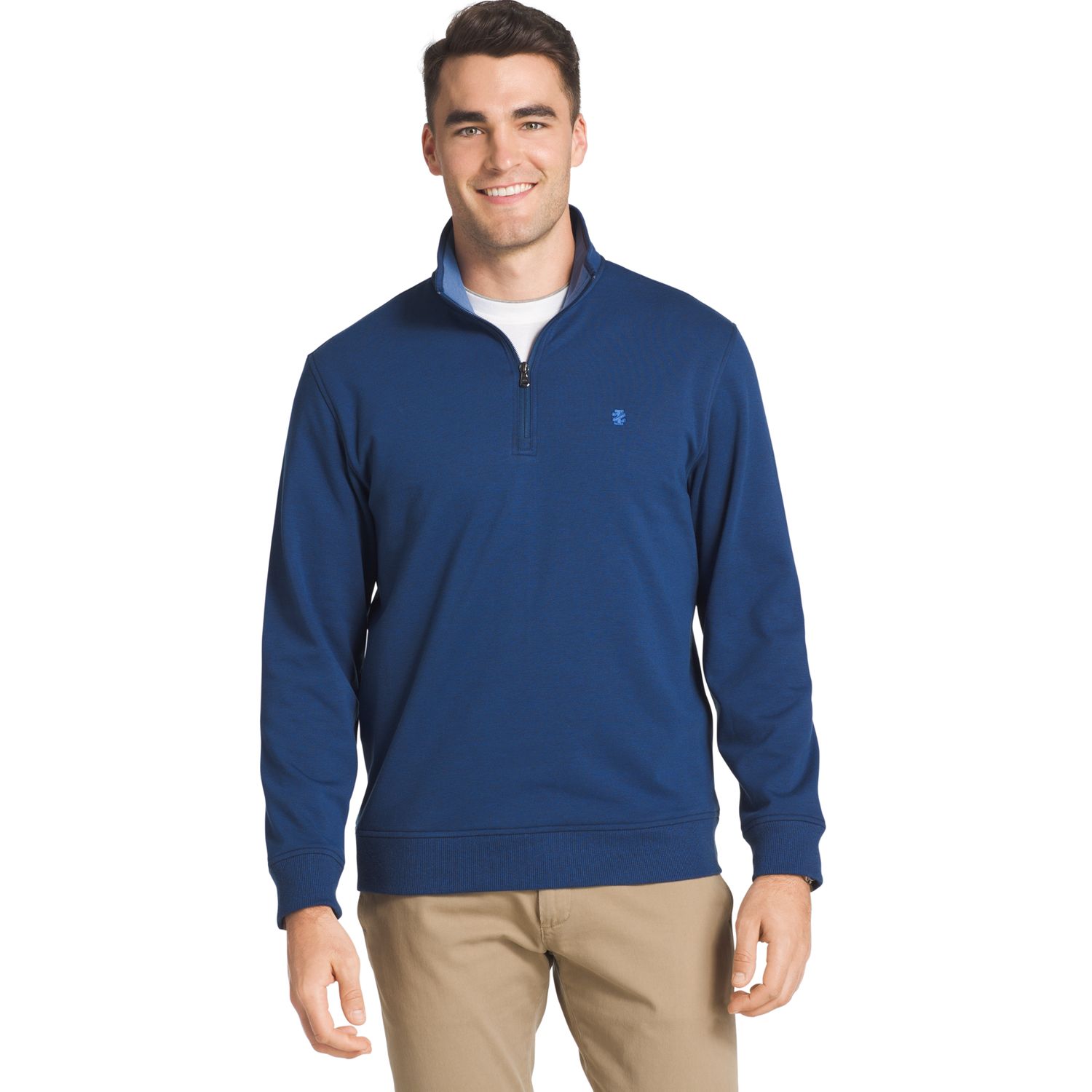 men's izod advantage sportflex performance stretch fleece sweatshirt