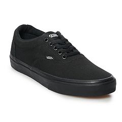 All black vans low best sale