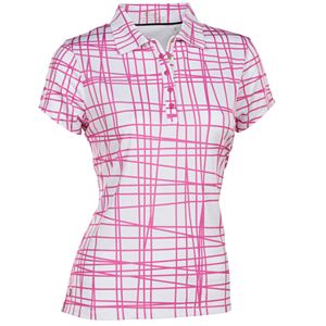 Women's Nancy Lopez Scribble Short Sleeve Golf Polo