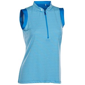 Women's Nancy Lopez Geo Sleeveless Golf Polo