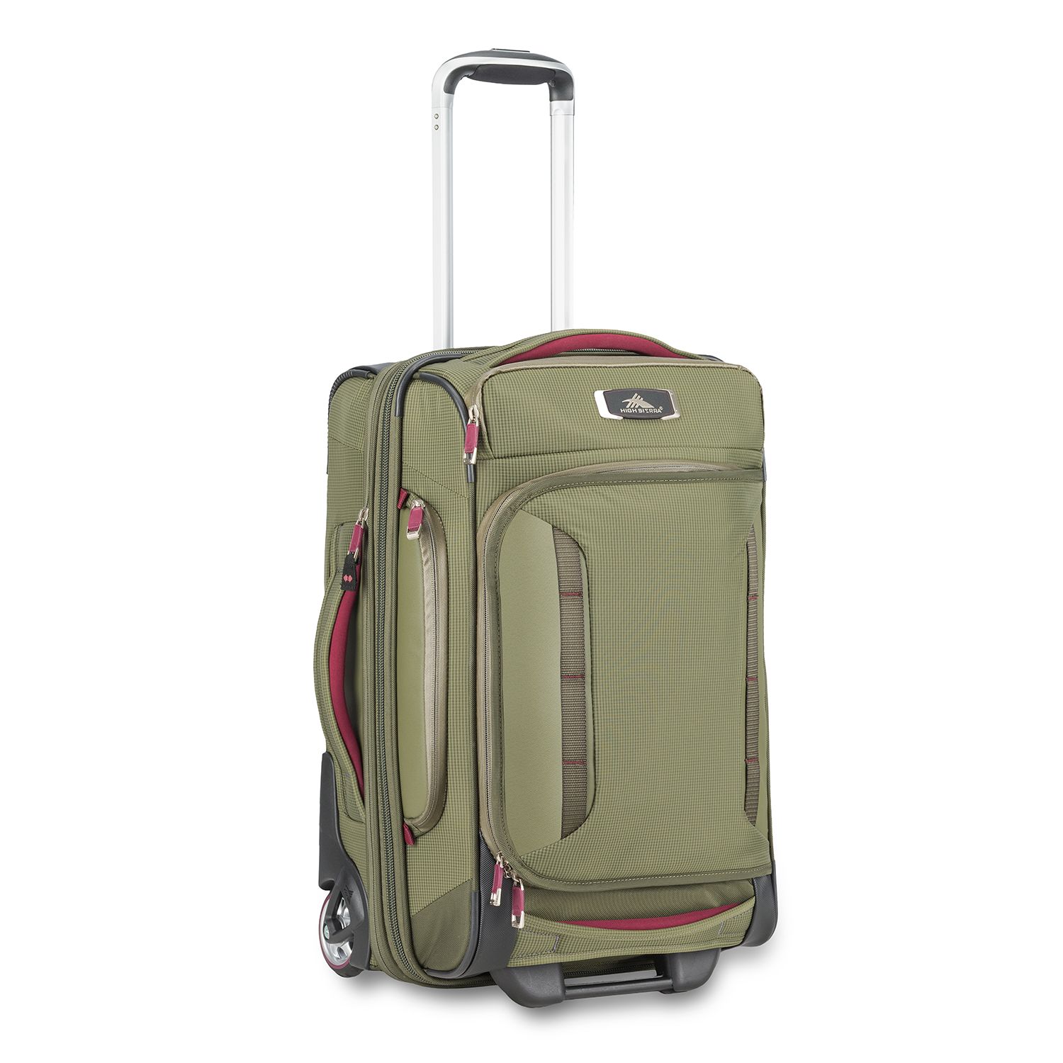 high sierra at8 wheeled duffel upright