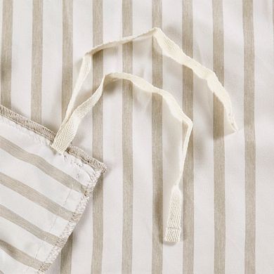 Madison Park Essentials Hayden Reversible Stripe Duvet Cover Set