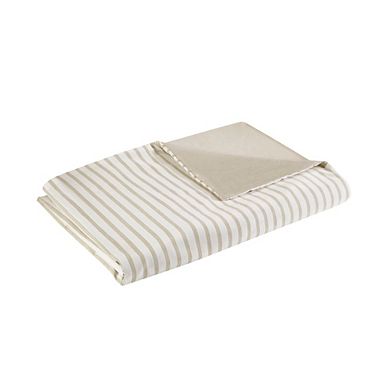 Madison Park Essentials Hayden Reversible Stripe Duvet Cover Set