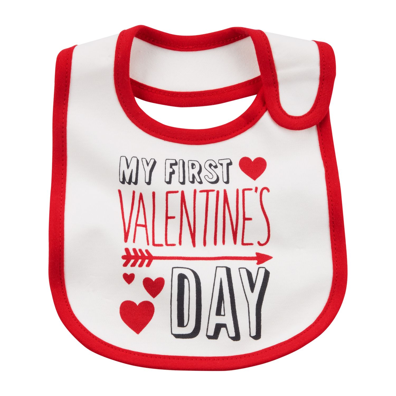 my first valentine's day bib