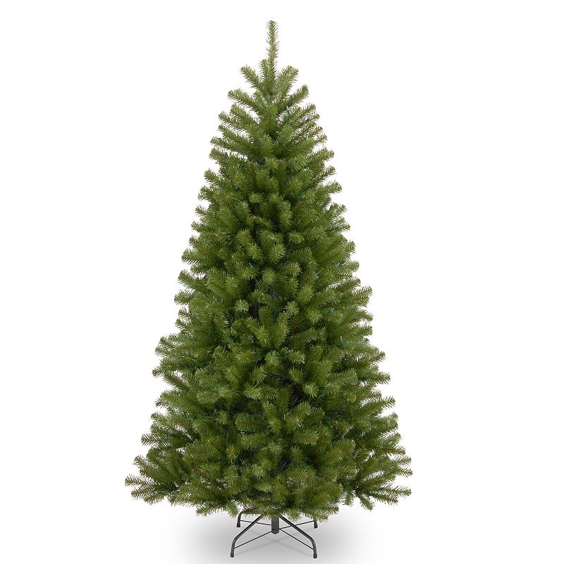 National Tree Company Artificial Full Christmas Tree  Green  North Valley Spruce  Includes Stand  6 Feet