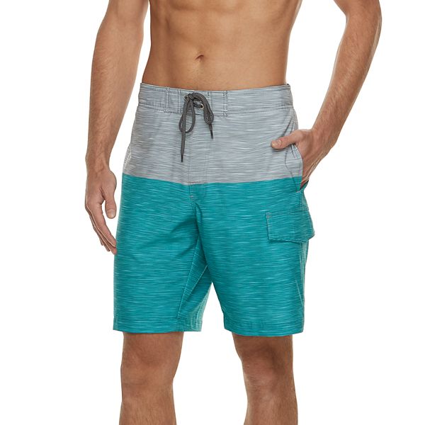 Men's Big & Tall Sonoma Goods For Life® Colorblock Swim Trunks