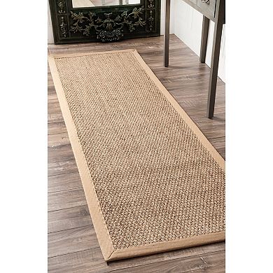 nuLOOM Elijah Seagrass Striped Rug