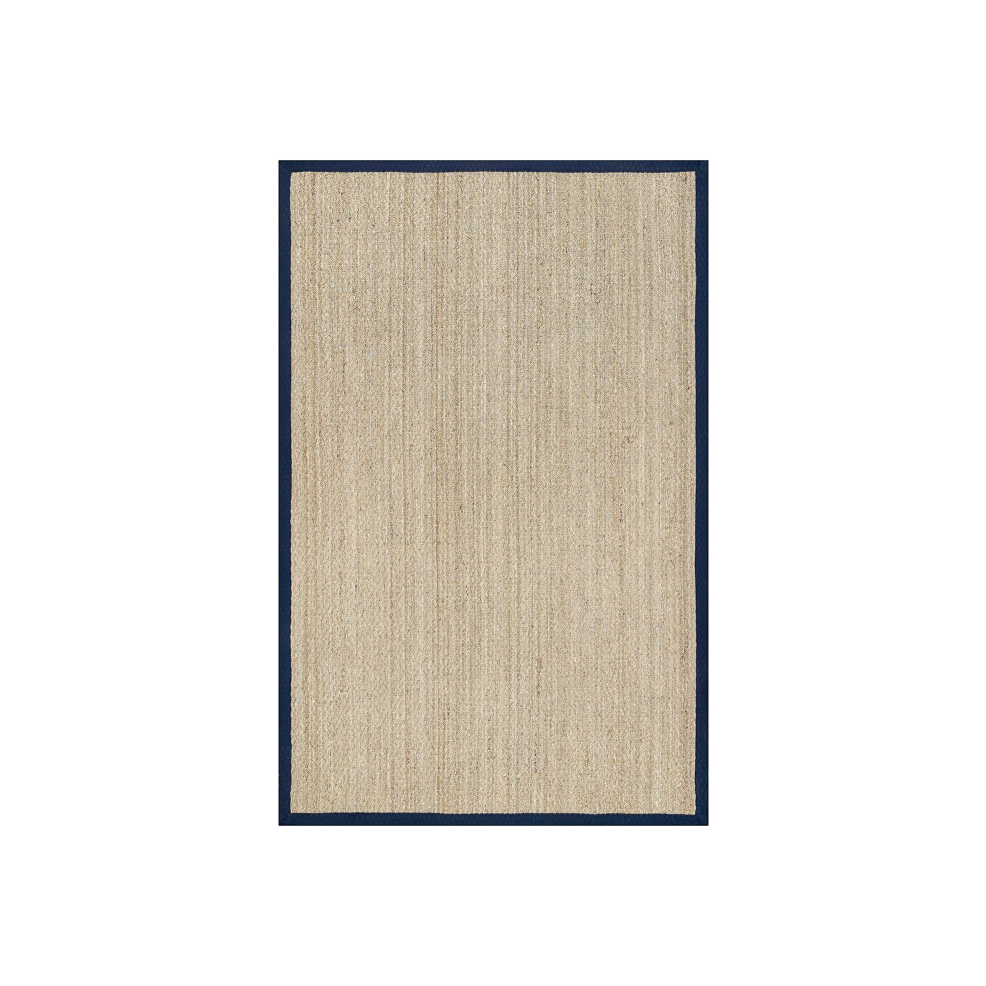 nuLOOM Elijah Seagrass Striped Rug, Blue