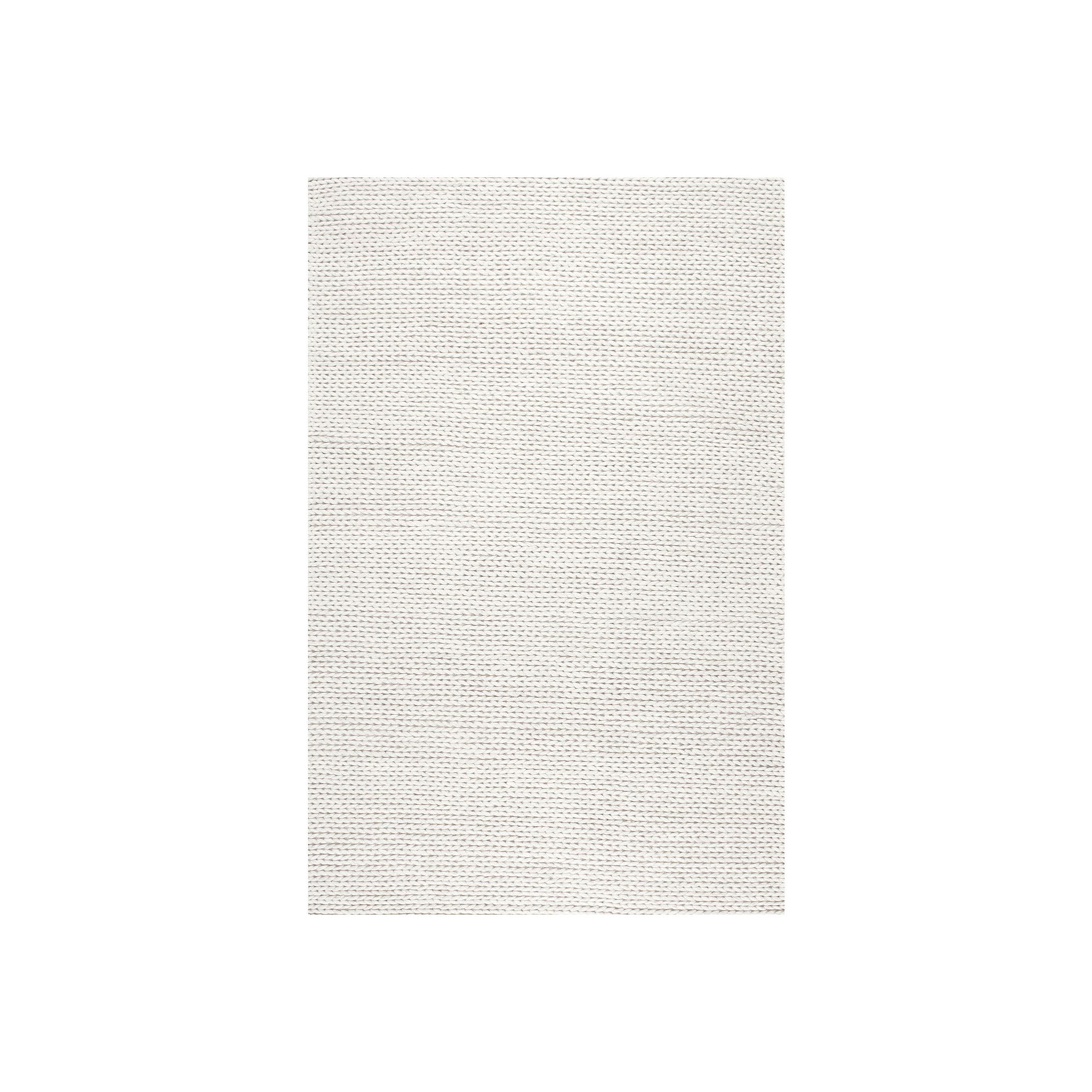 nuLOOM Chunky Cable Solid Wool Rug, Off White