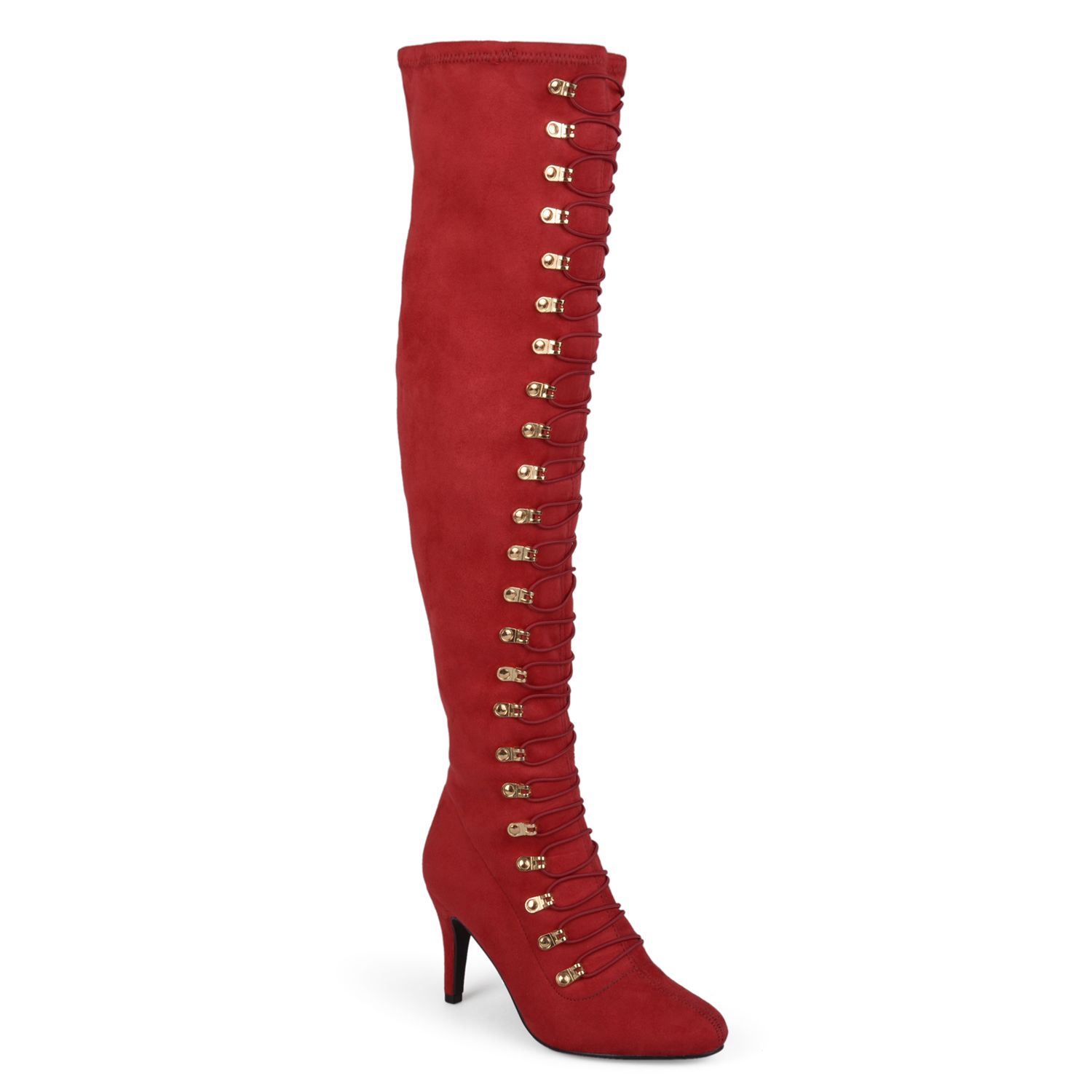 kohls red boots