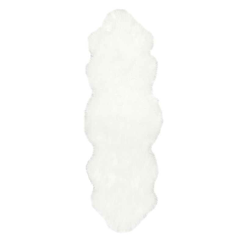 46398471 nuLOOM Terrell Faux Sheepskin Solid Shag Rug - 2 x sku 46398471