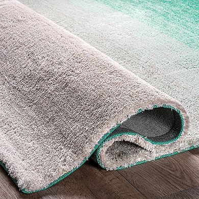 nuLOOM Ombre Abstract Shag Rug