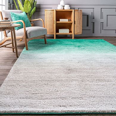 nuLOOM Ombre Abstract Shag Rug