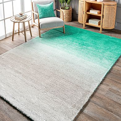 nuLOOM Ombre Abstract Shag Rug