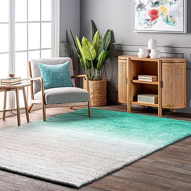 nuLOOM Ombre Abstract Shag Rug