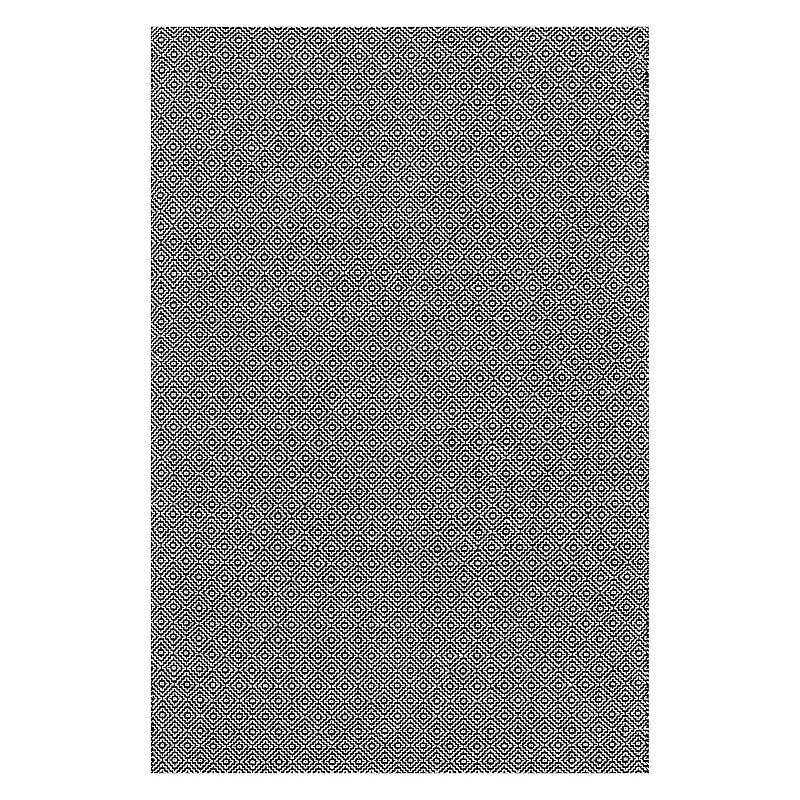 nuLOOM Lorretta Geometric Rug, Black, 9X12 Ft