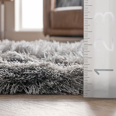 nuLOOM Latonia Silken Solid Shag Rug