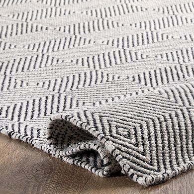 nuLOOM Ago Geometric Wool Rug