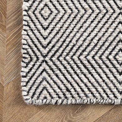 nuLOOM Ago Geometric Wool Rug