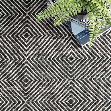 nuLOOM Ago Geometric Wool Rug