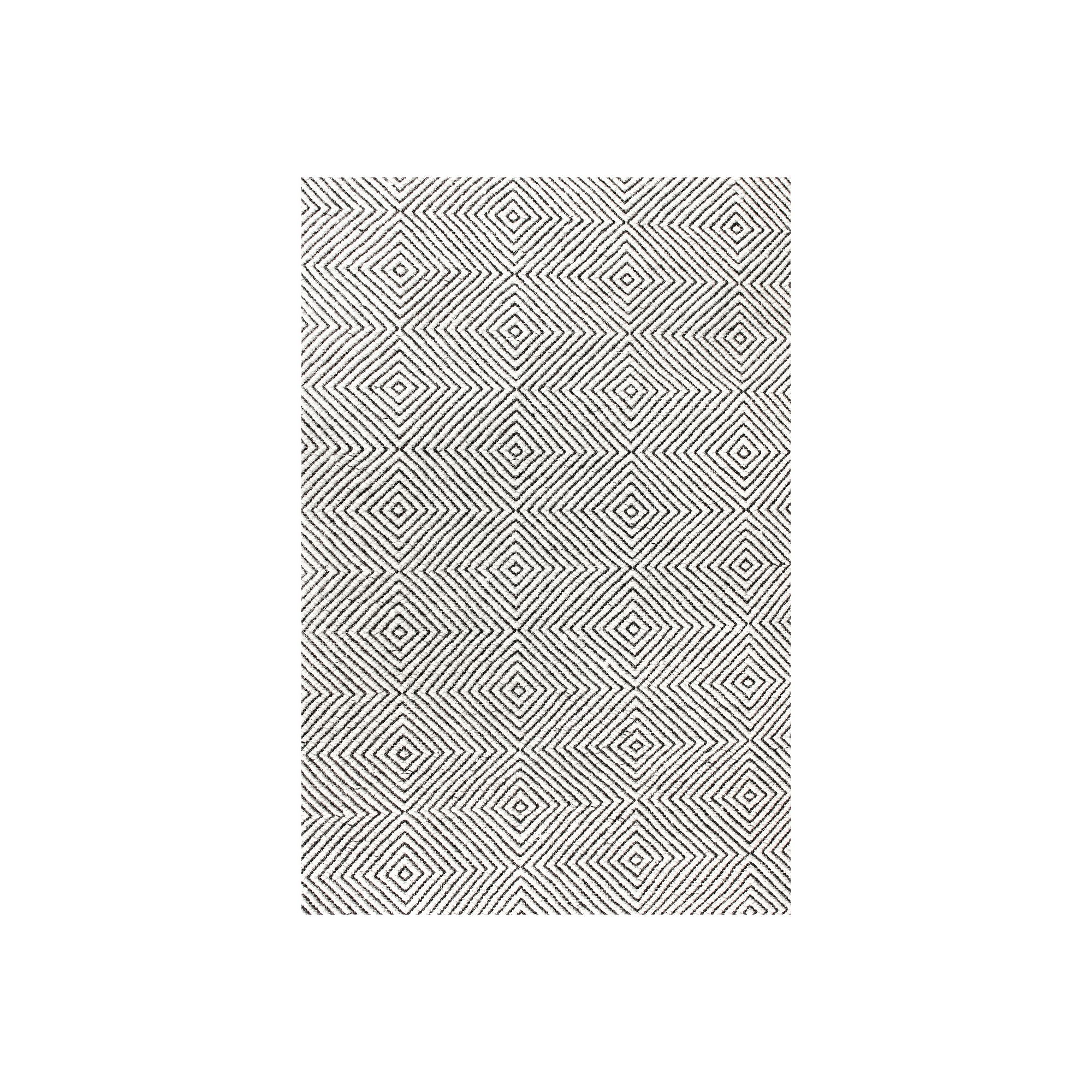 nuLOOM Ago Geometric Wool Rug, Ivory