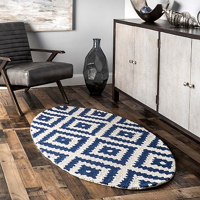 nuLOOM Kellee Geometric Wool Rug