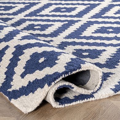 nuLOOM Kellee Geometric Wool Rug