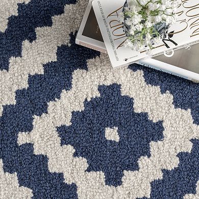 nuLOOM Kellee Geometric Wool Rug