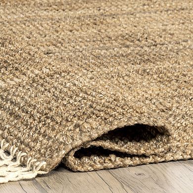 nuLOOM Raleigh Solid Jute Blend Rug