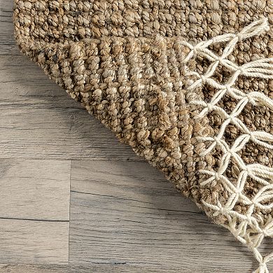 nuLOOM Raleigh Solid Jute Blend Rug