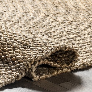 nuLOOM Hailey Solid Jute Rug