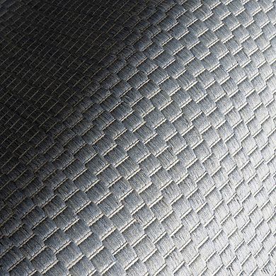 nuLOOM Gris Framed Solid Indoor Outdoor Rug