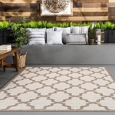 nuLOOM Gina Moroccan Trellis Indoor Outdoor Rug