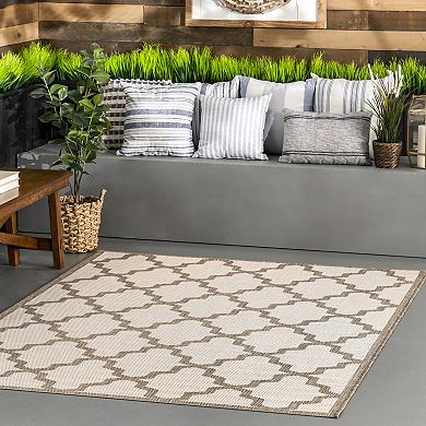 nuLOOM Gina Moroccan Trellis Indoor Outdoor Rug