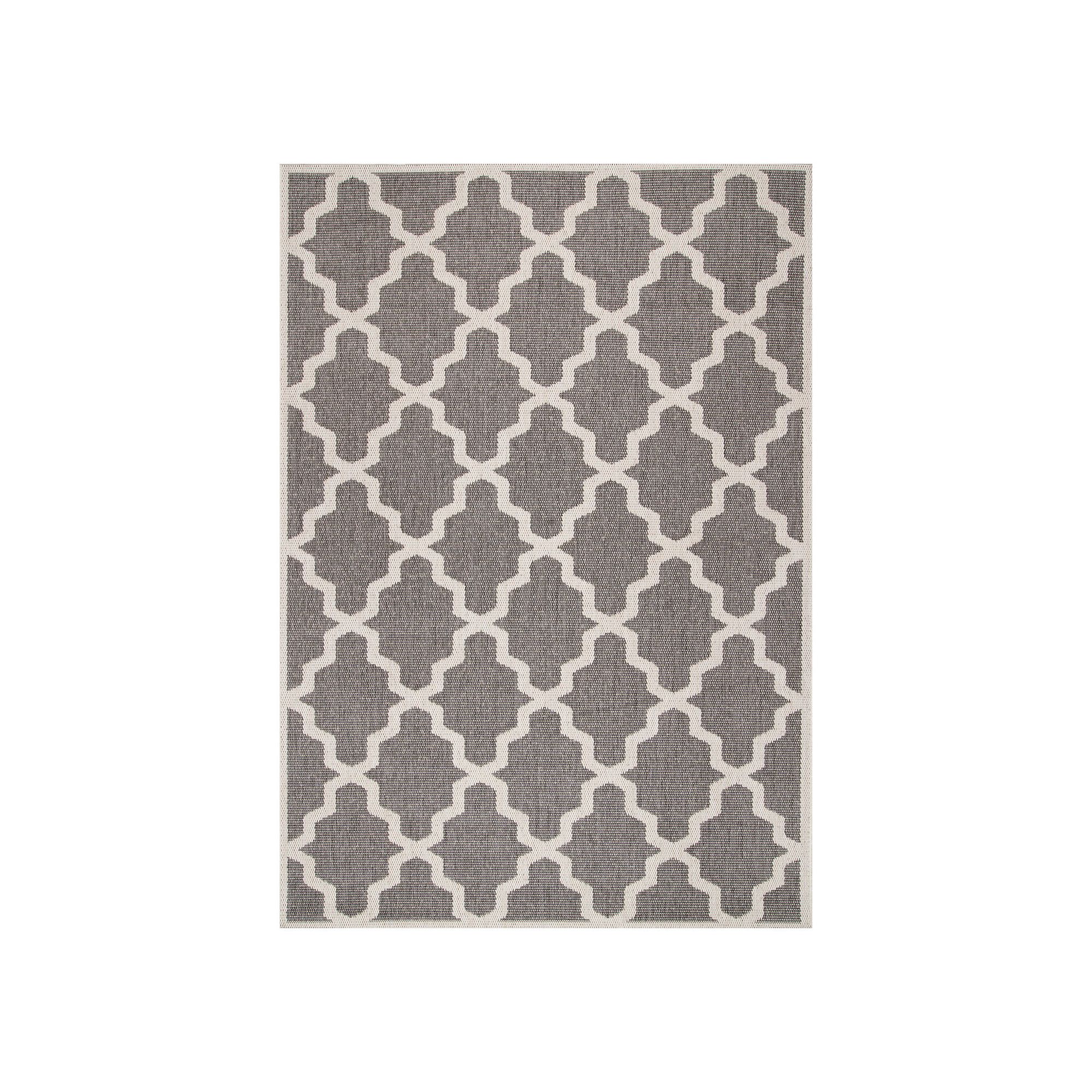 nuLOOM Gina Moroccan Trellis Indoor Outdoor Rug, Gray