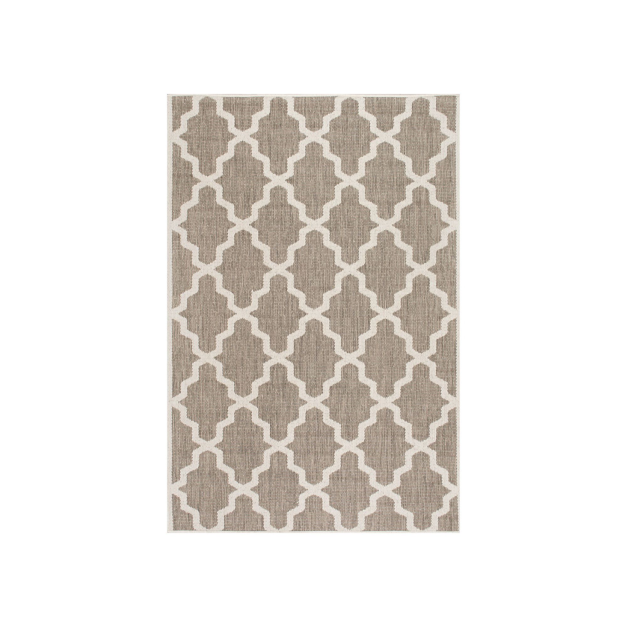 nuLOOM Gina Moroccan Trellis Indoor Outdoor Rug, Brown