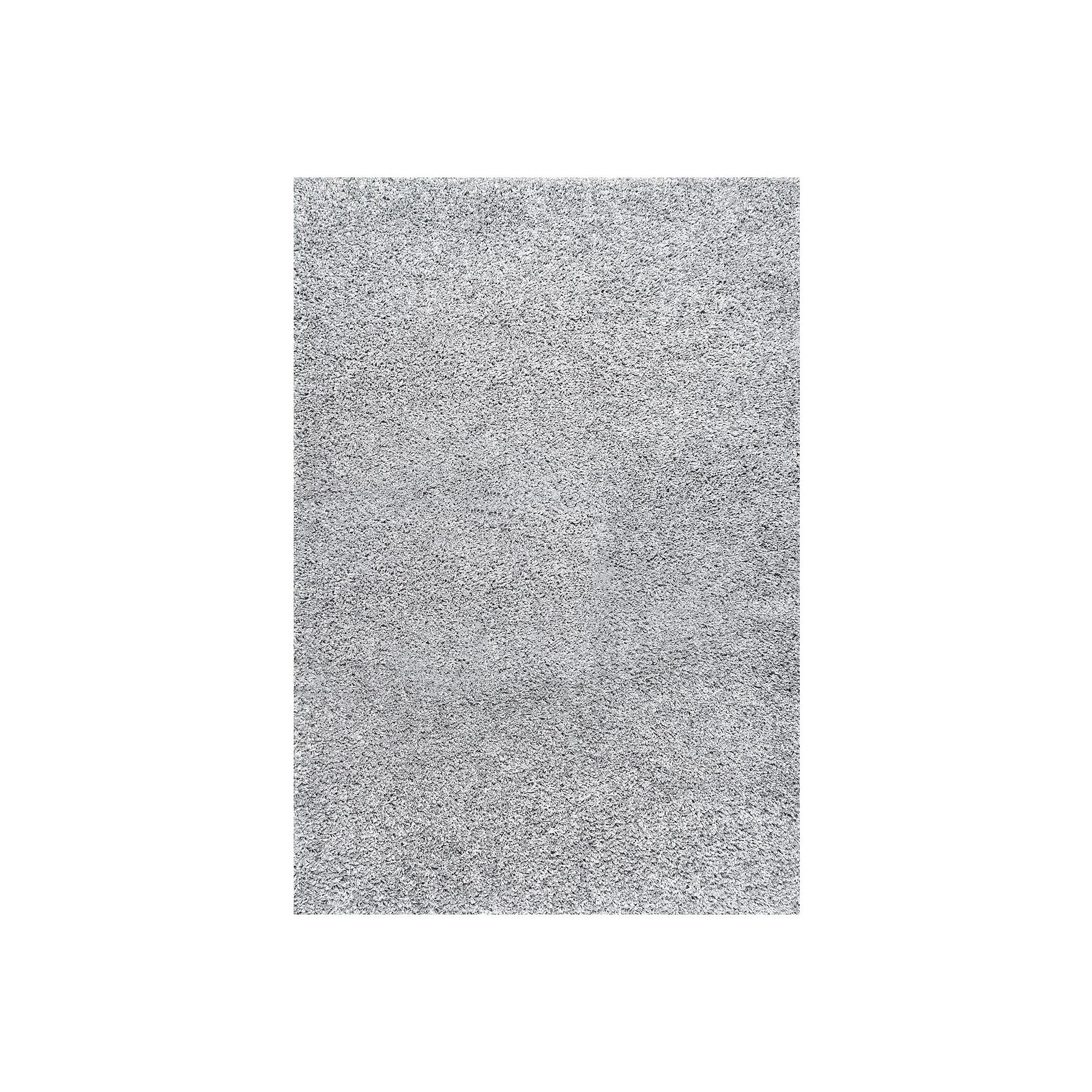 nuLOOM Marleen Solid Shag Rug, Silver