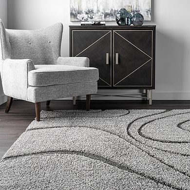 nuLOOM Carolyn Swirl Shag Rug