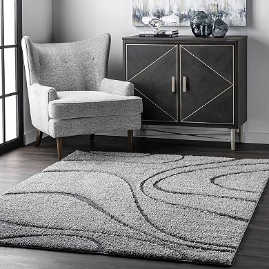 nuLOOM Carolyn Swirl Shag Rug