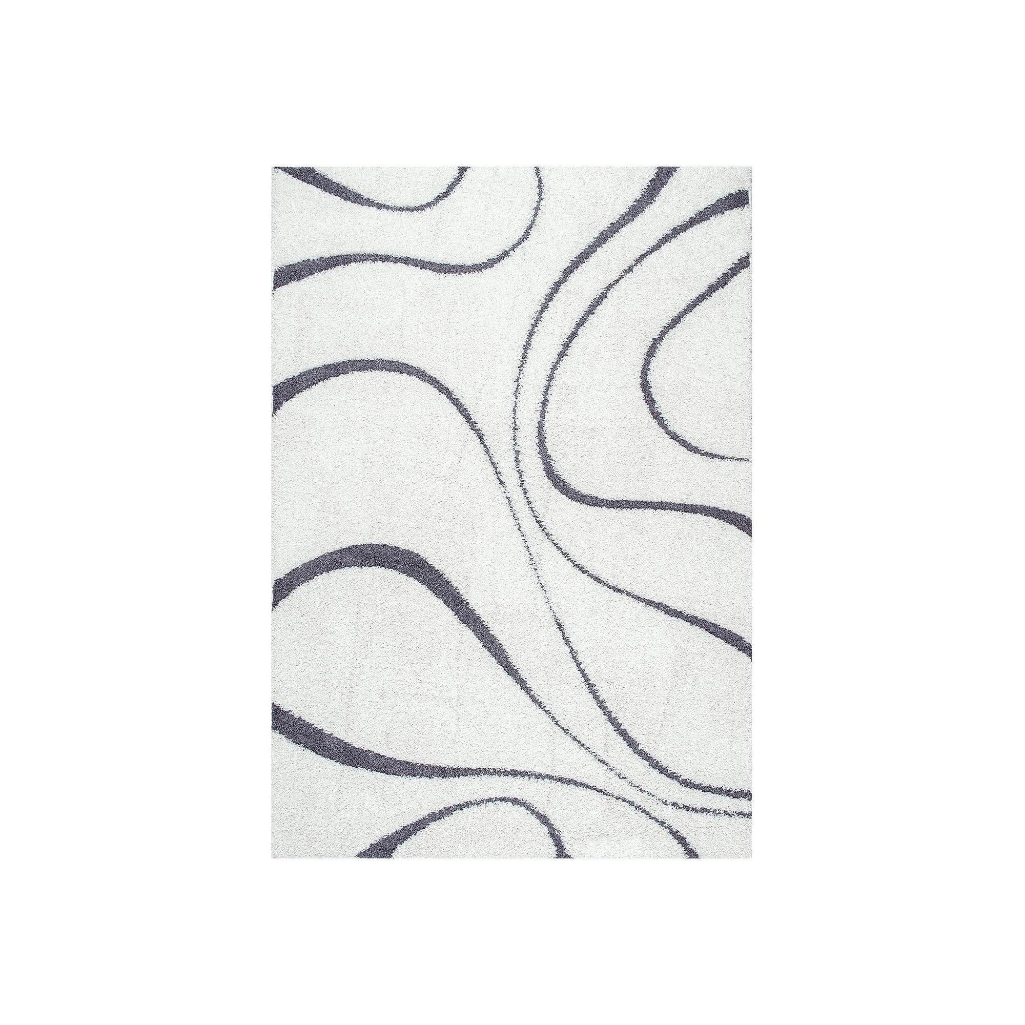 nuLOOM Carolyn Swirl Shag Rug, Beige