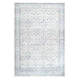 nuLOOM Vintage Lindy Framed Floral Rug