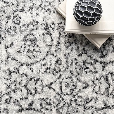 nuLOOM Vintage Waddell Framed Floral Rug