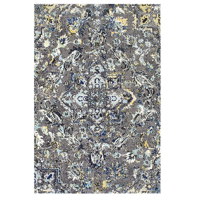 nuLOOM Nubia Floral Damask Rug, Multi, 8X10 Ft