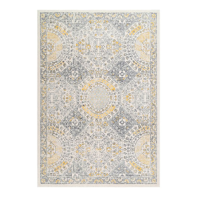 NULOOM Vintage Minta Area Rug, Yellow, 10X14 Ft