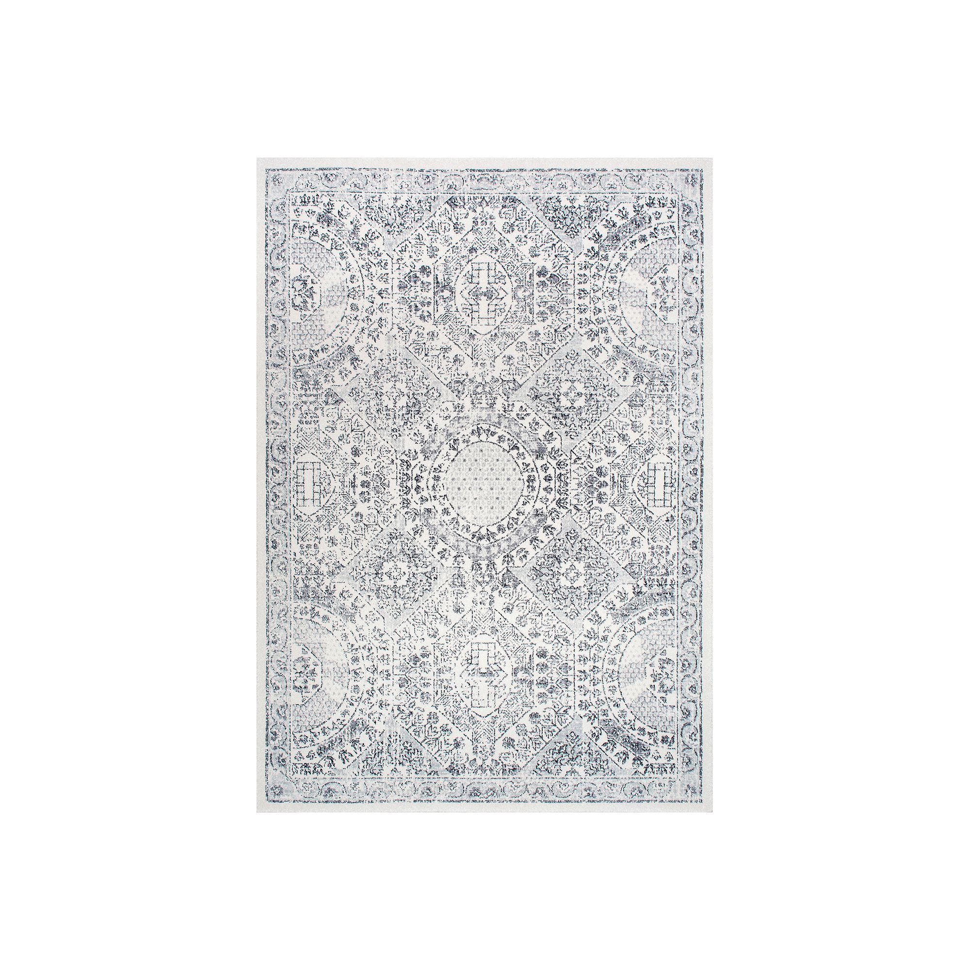 NULOOM Vintage Minta Area Rug, Gray