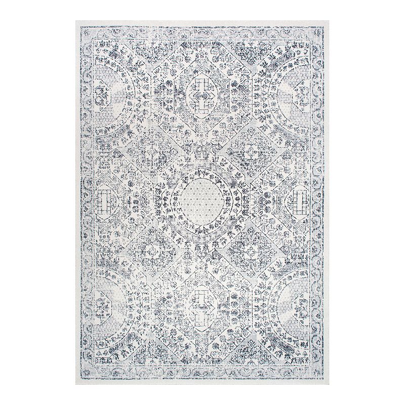 NULOOM Vintage Minta Area Rug, Grey, 8X10 Ft