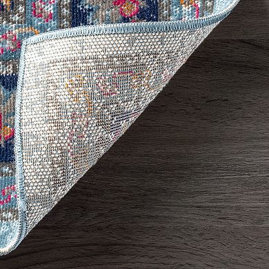 nuLOOM Dortha Vintage Framed Medallion Rug